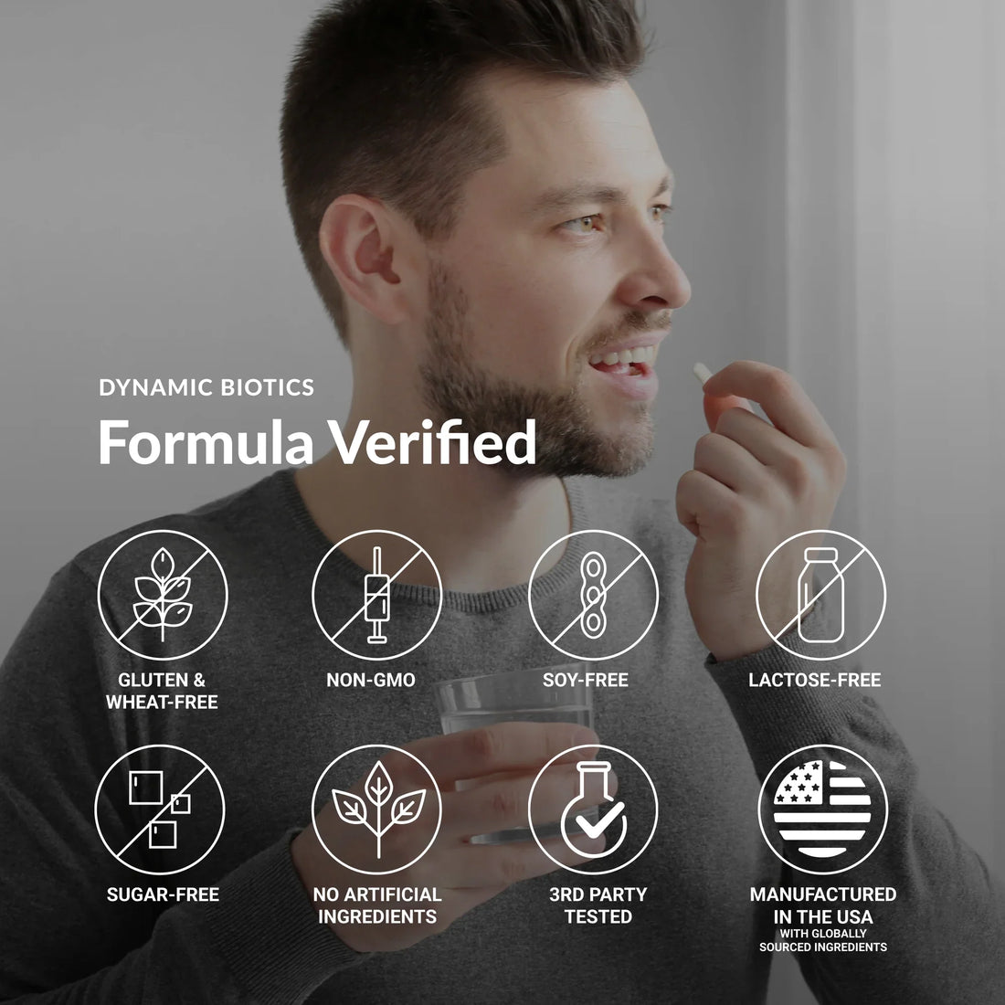 Stonehenge Health Probiotics 55 Billion CFU - 16 Strains, Prebiotic, Synbiotics Dynamic Biotics - Lactobacillus Acidophilus, Delayed Release, Shelf Stable, Non-GMO Gluten Free Veggie Capsule